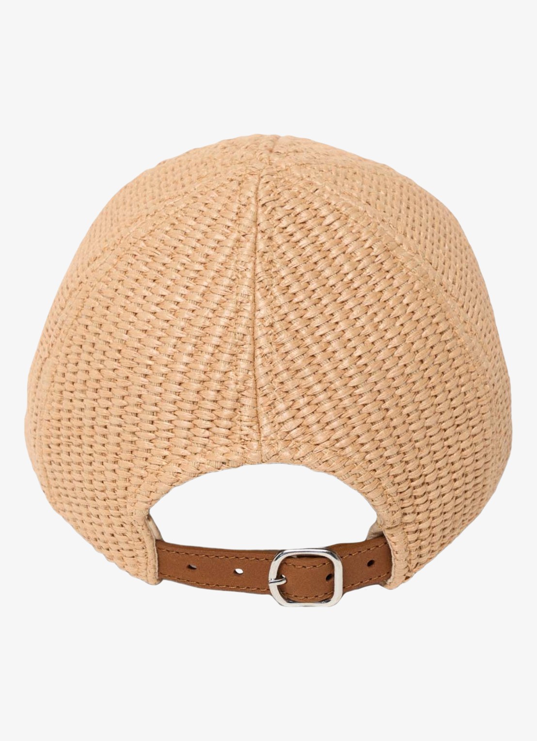Maje Ecapraf pet met gevlochten detail  - achterkant beige