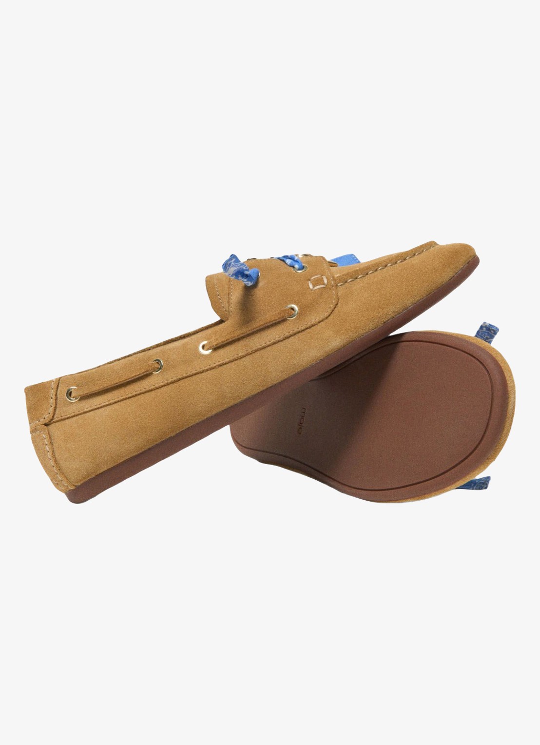 Maje Finolanude loafers van suède - detail 3 camel