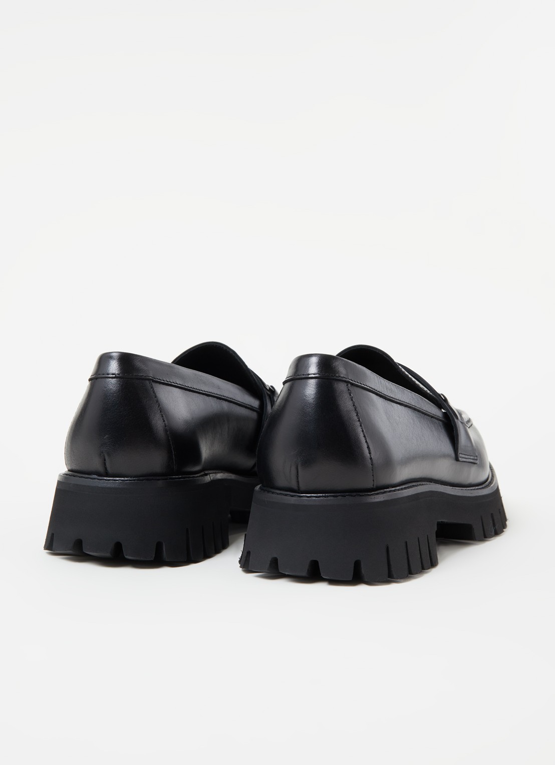 Maje Foroffice loafer van leer - detail 3 zwart