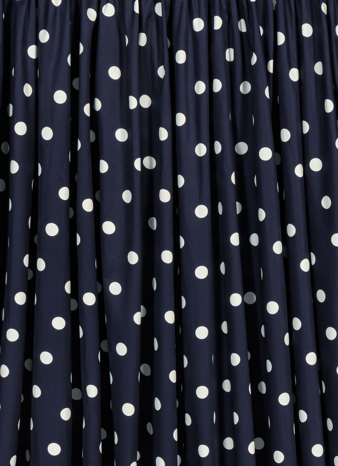 Maje Lange katoenen rok - detail 7 donkerblauw