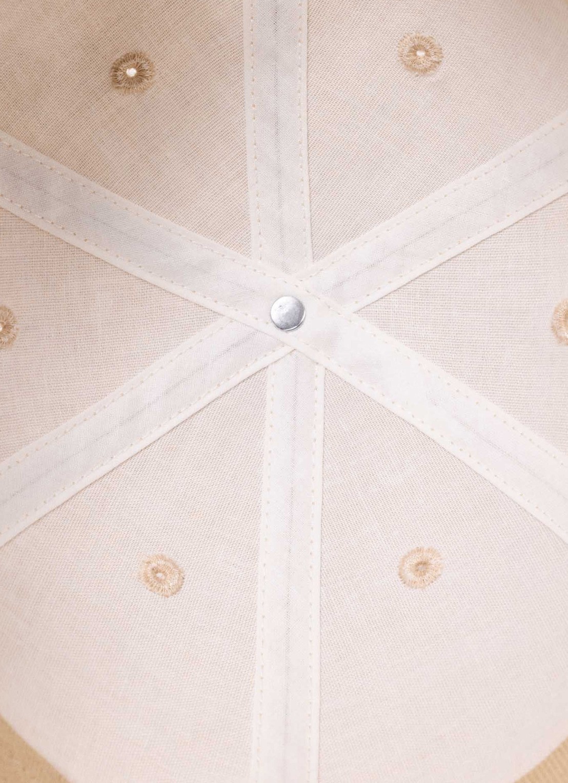 Maje Linnen blend pet met logo - detail 5 beige