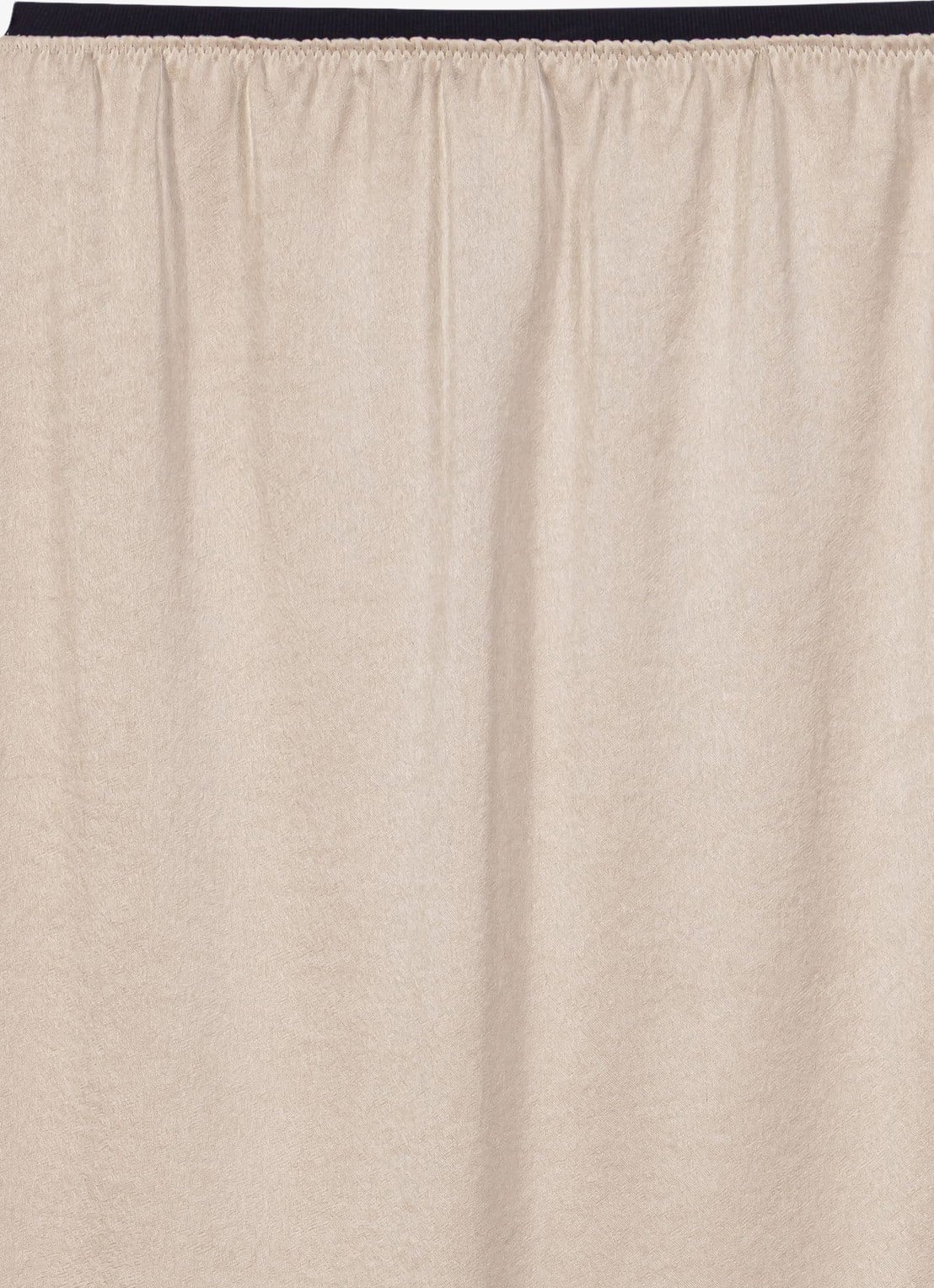 Maje Midi-rok met elastische taille - detail 5 beige / beige