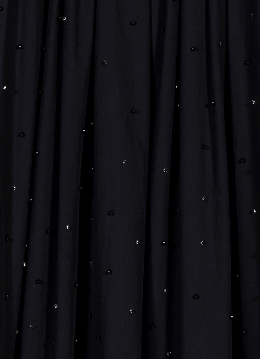 Maje Midi rok met strass en steekzakken - detail 8 zwart