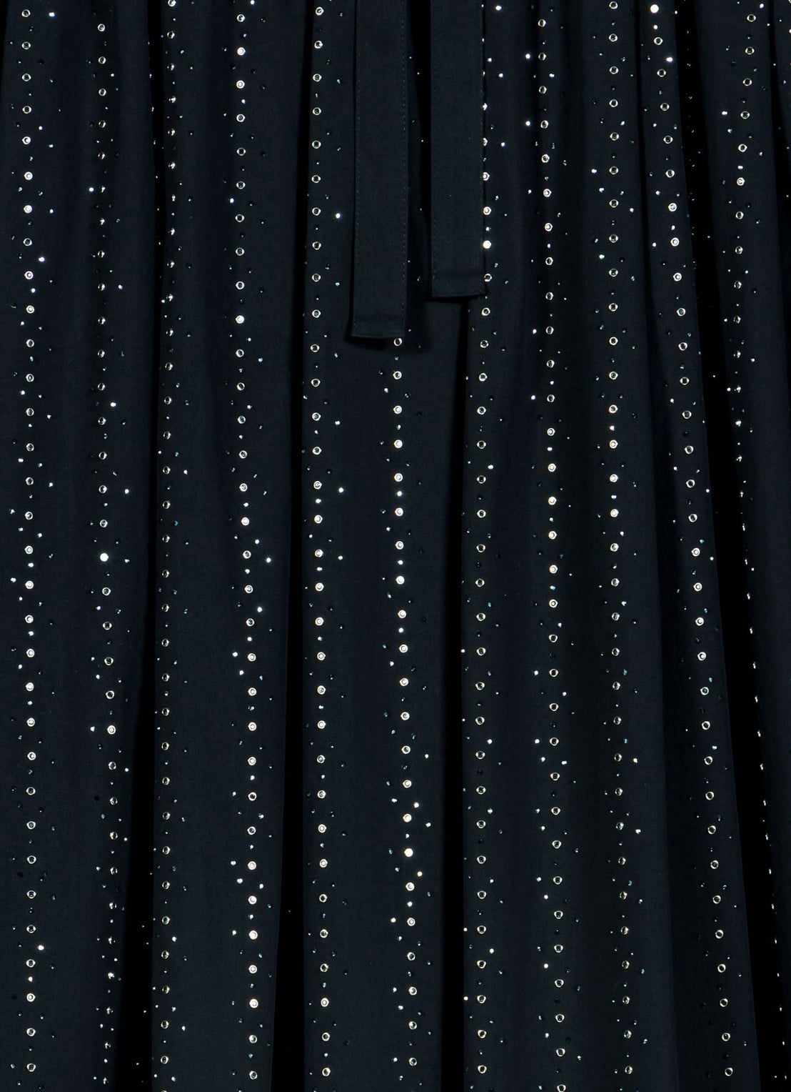 Maje midi-rok met strassdetails en afneembare strikceintuur - detail 5 donkerblauw