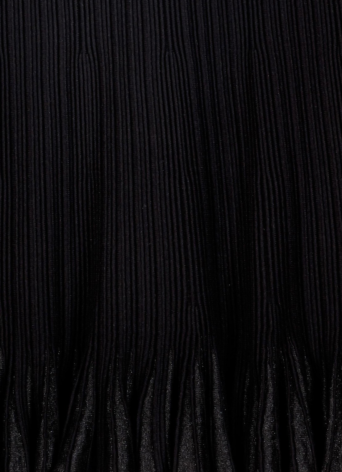 Maje Midi rok met volant - detail 4 zwart