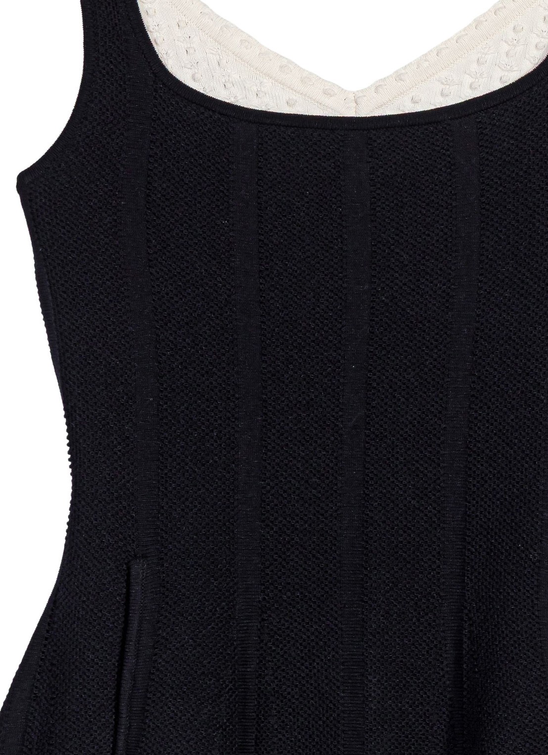 Maje Mini jurk met V-hals - detail 6 zwart