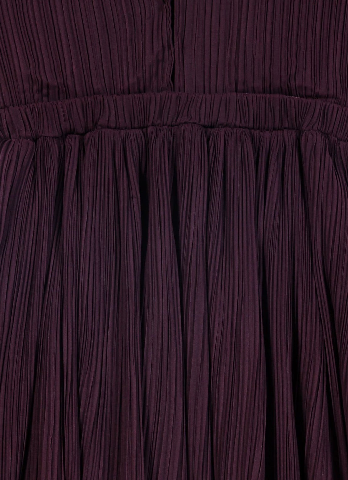 Maje Mini jurk met V-hals - detail 2 paars