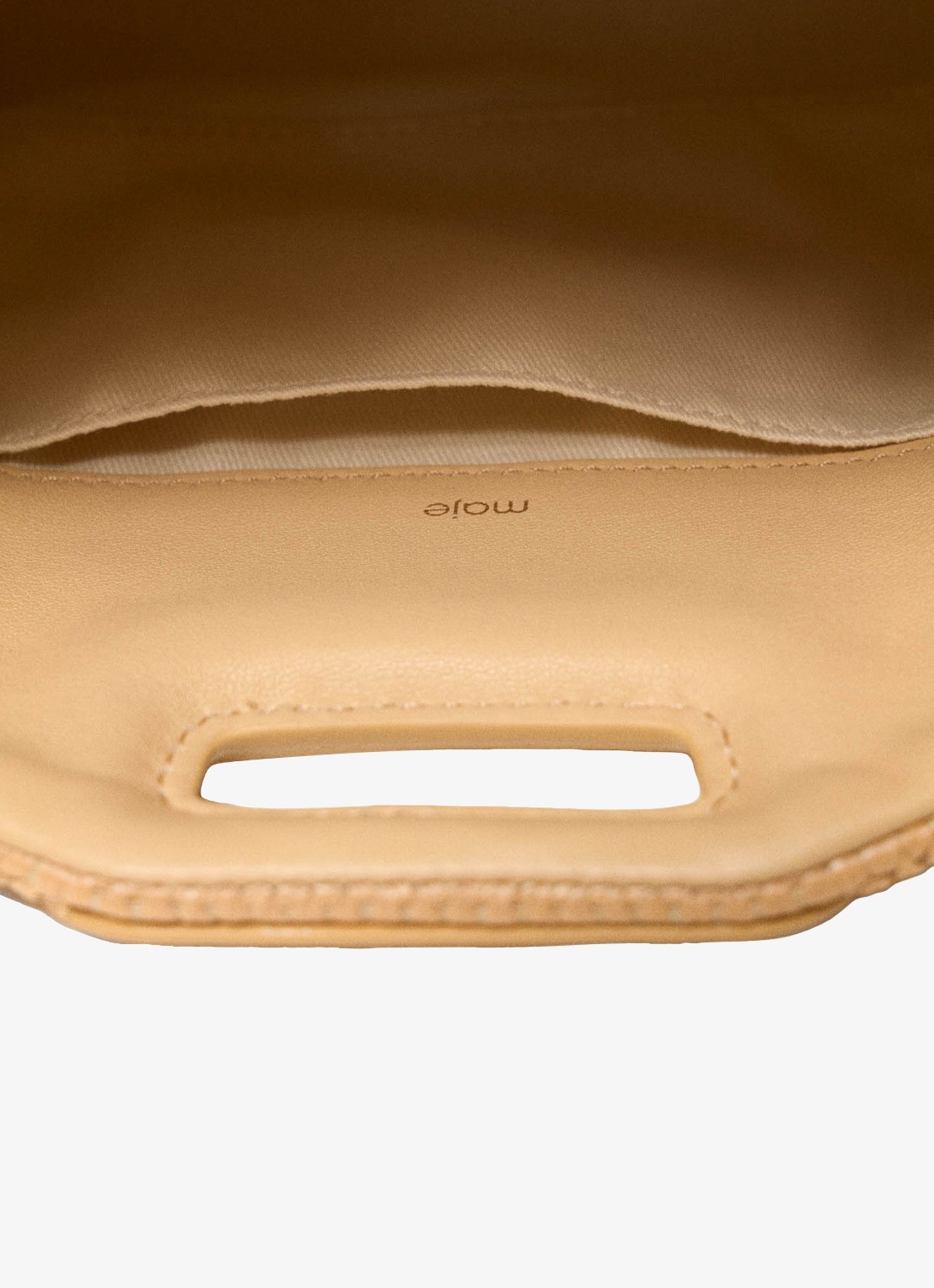 Maje Miss M Mini Raf City crossbodytas met gevlochten detail - detail 5 beige