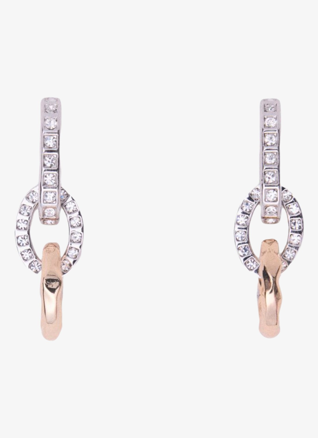 Maje Oorhangers met zirkonia - voorkant 2 multicolor