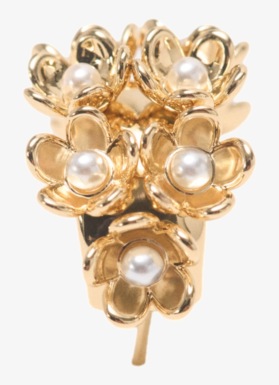 Maje Oorringen met strass - detail 3 goud