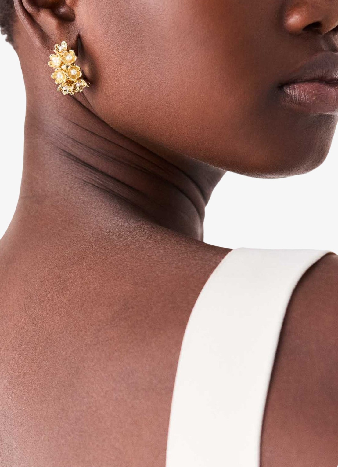 Maje Oorringen met strass - detail 4 goud