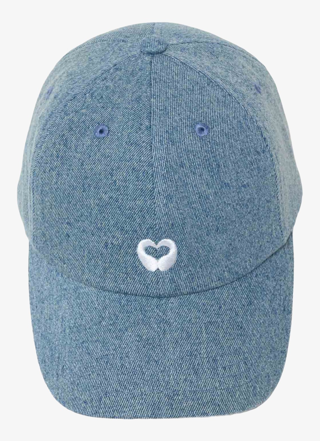 Maje Pet van denim met borduring - detail 3 donkerblauw