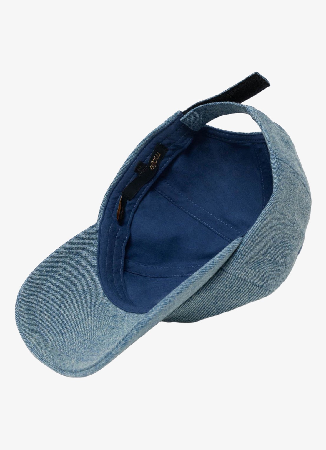 Maje Pet van denim met borduring - detail 4 donkerblauw