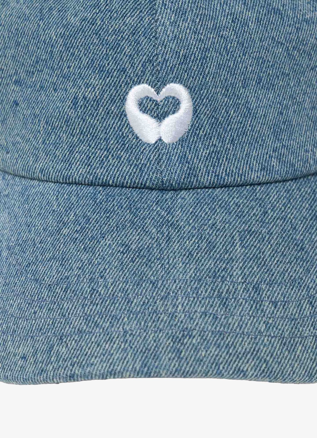 Maje Pet van denim met borduring - detail 5 donkerblauw