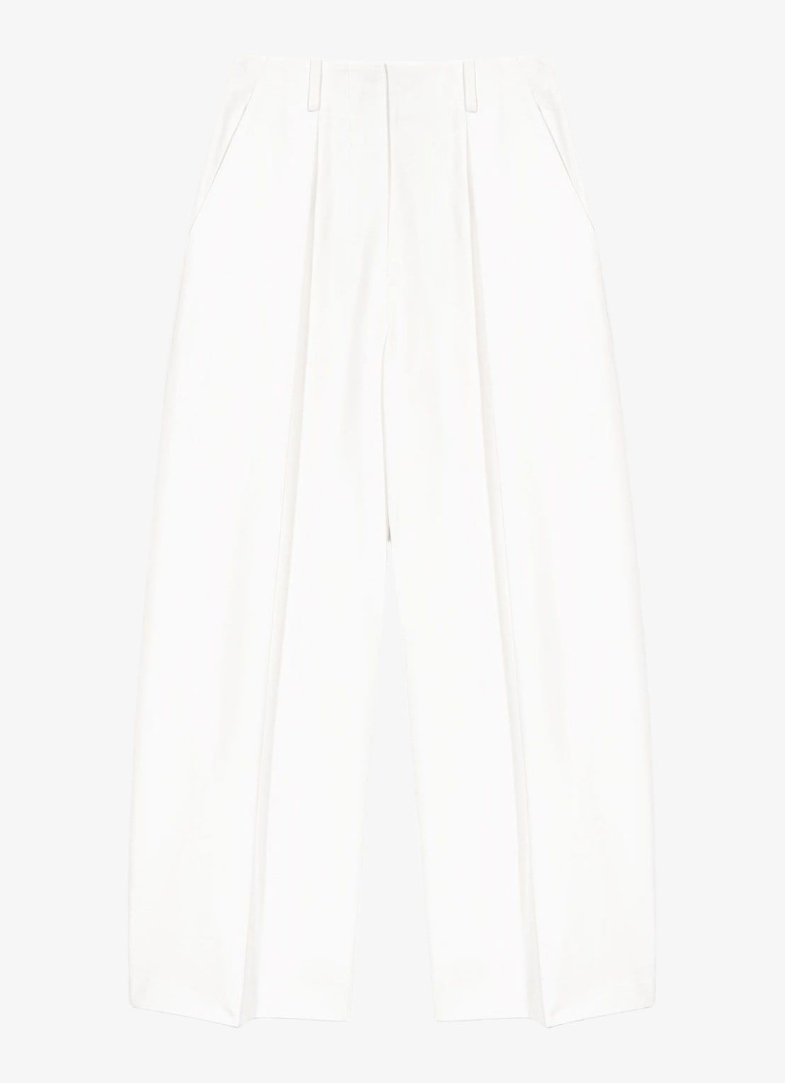 Maje Pistalace pantalon met steekzakken  - voorkant 4 wit