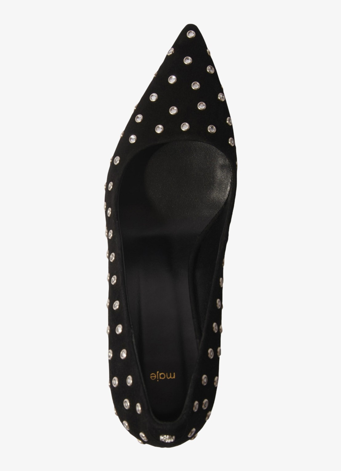 Maje Pump van geitenleer met studs - detail 2 jeans