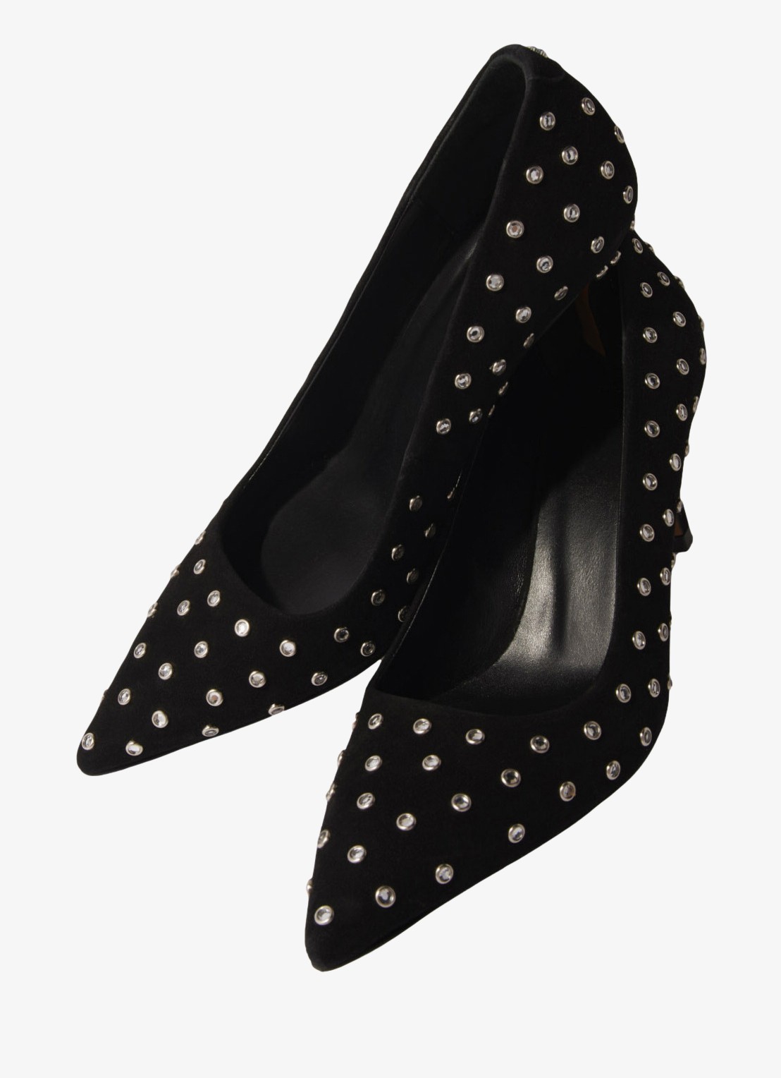 Maje Pump van geitenleer met studs - detail 3 jeans