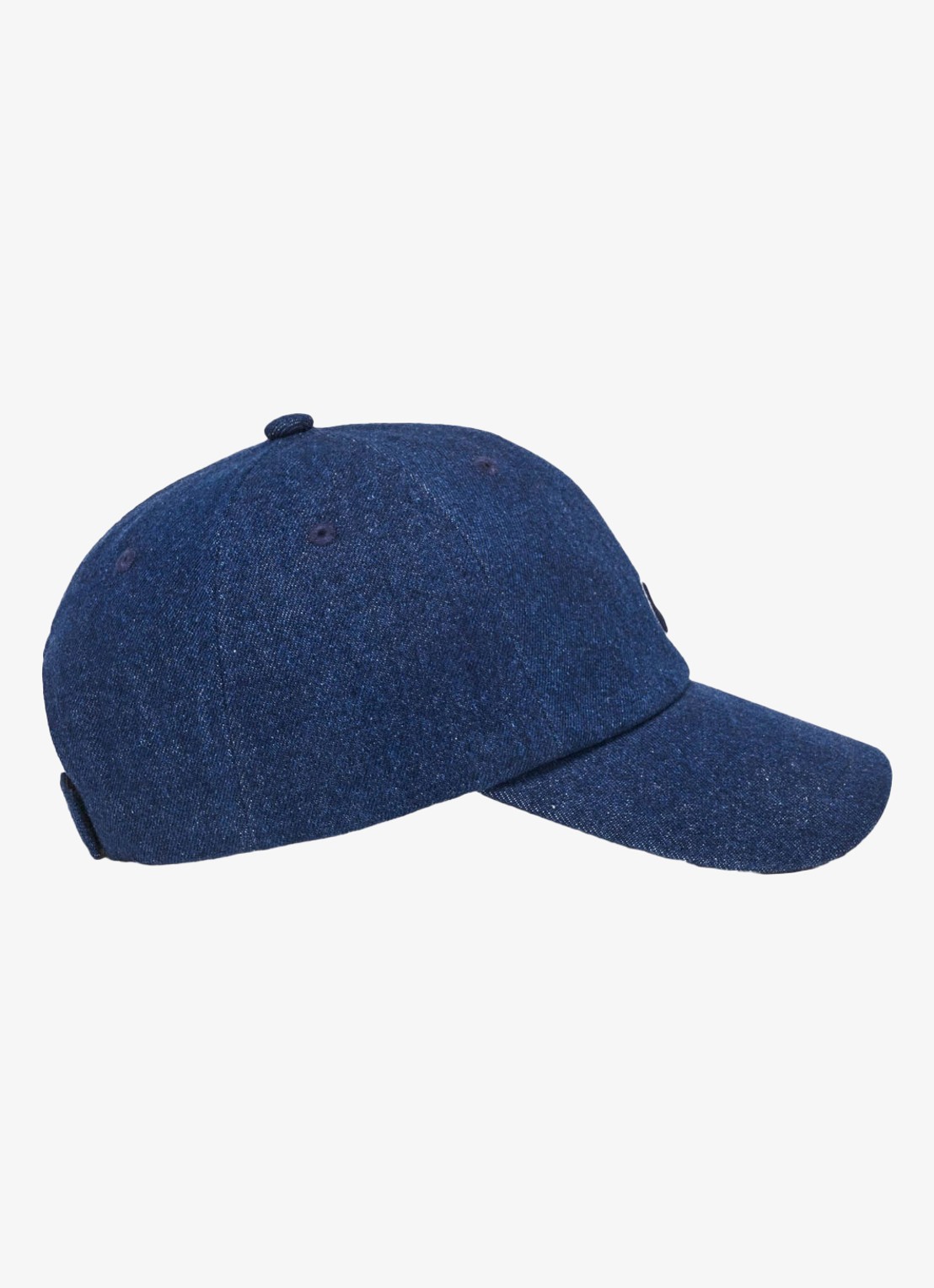 Maje Raw denim pet met logo - detail 3 marineblauw