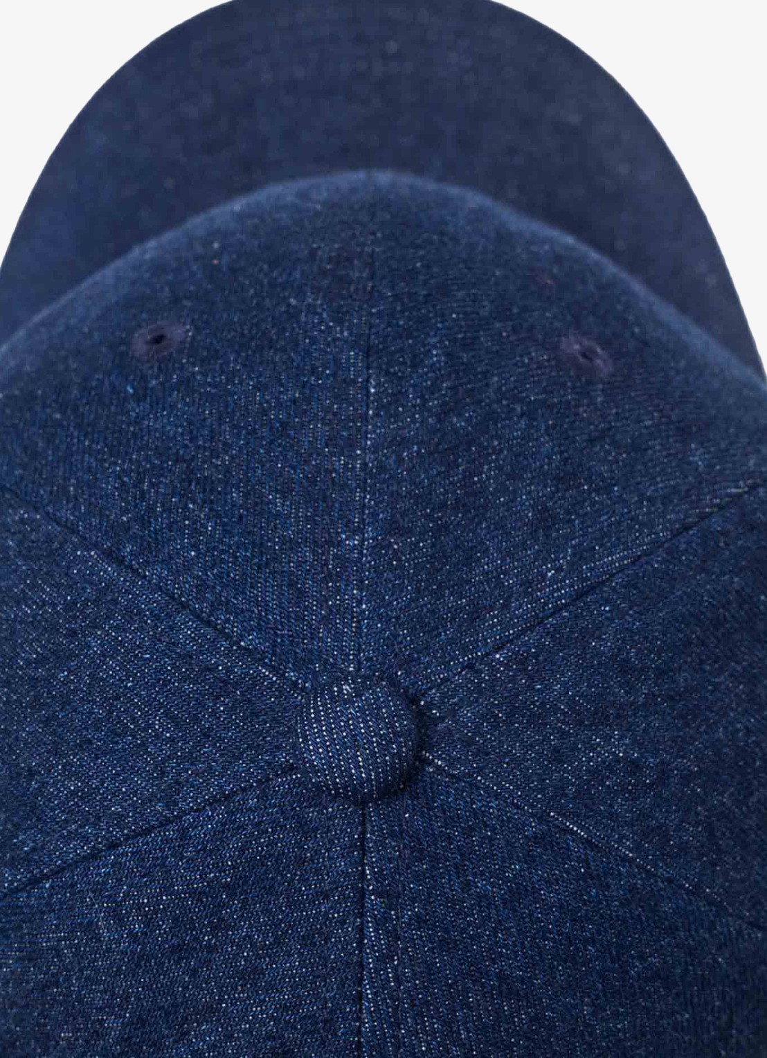 Maje Raw denim pet met logo - detail 5 marineblauw