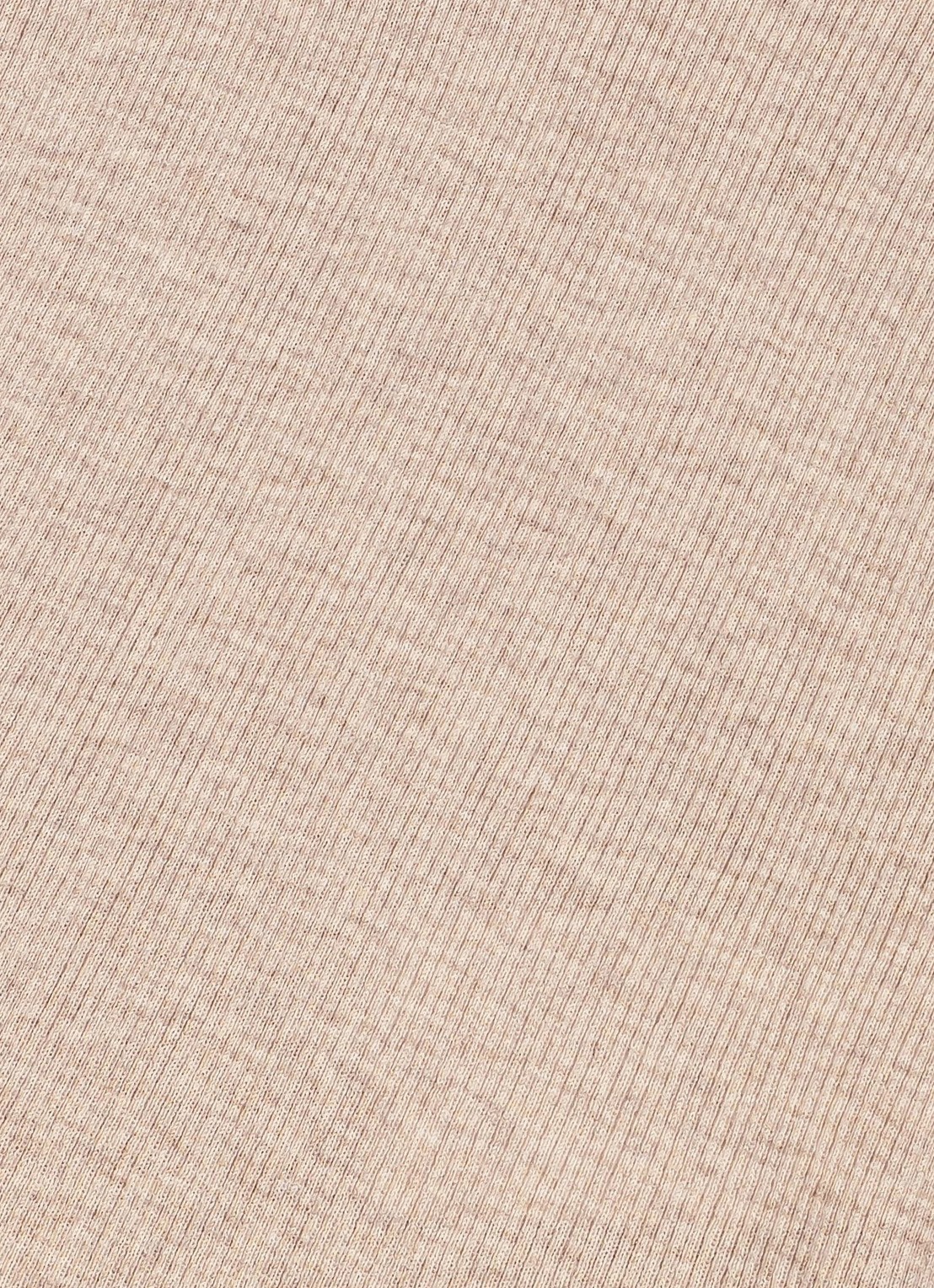 Maje Ribgebreide trui met col - detail 5 beige / beige