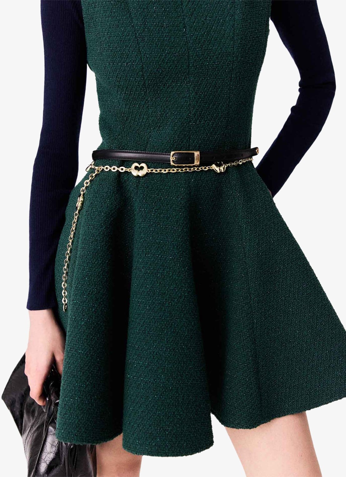 Maje Riem van koeienleer - voorkant 7 jeans