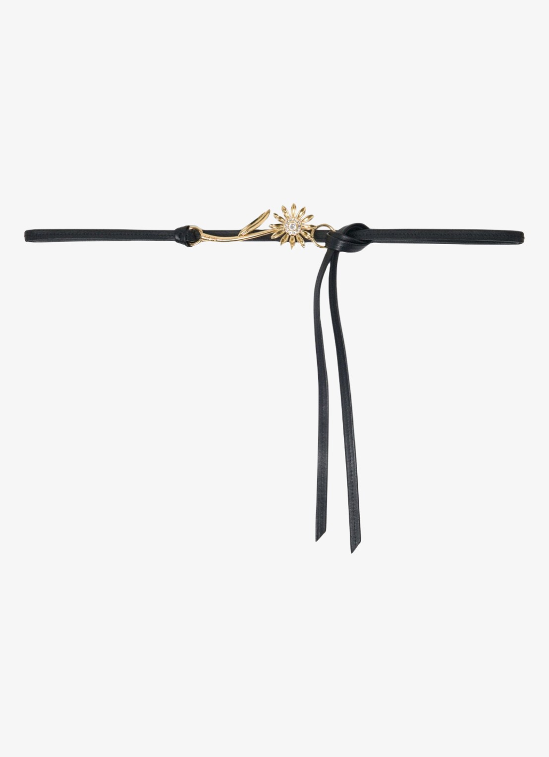 Maje Riem van leer met strass - voorkant 6 jeans