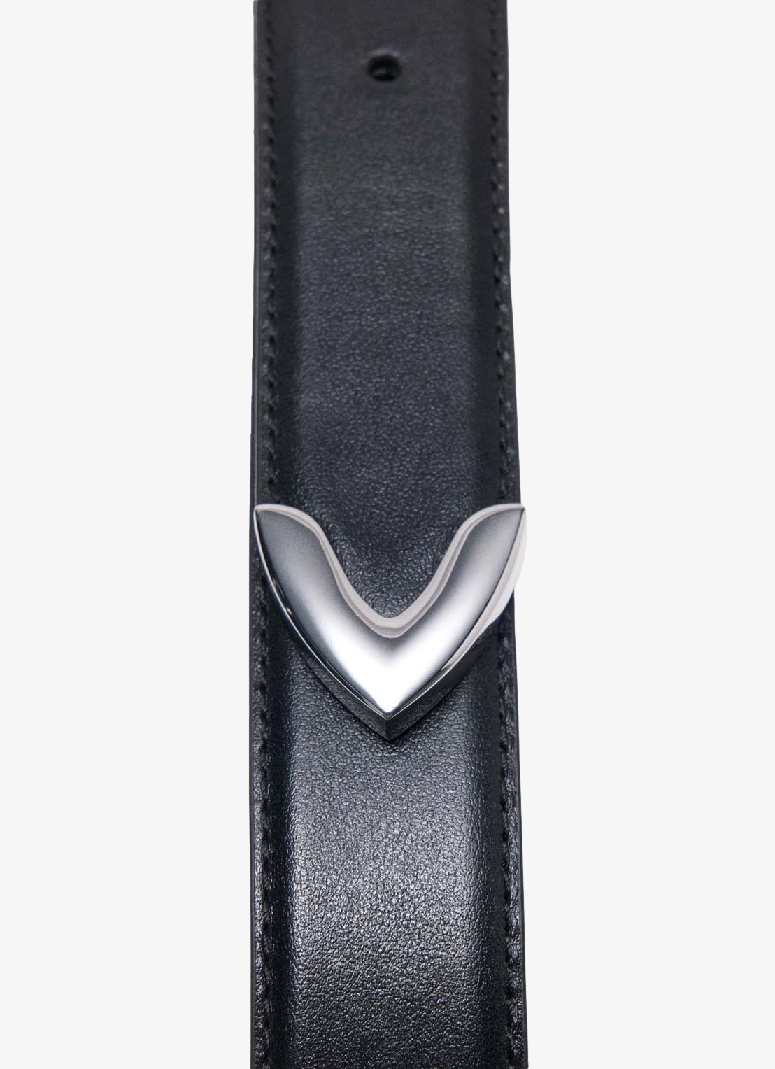 Maje Riem van leer - detail 5 zwart