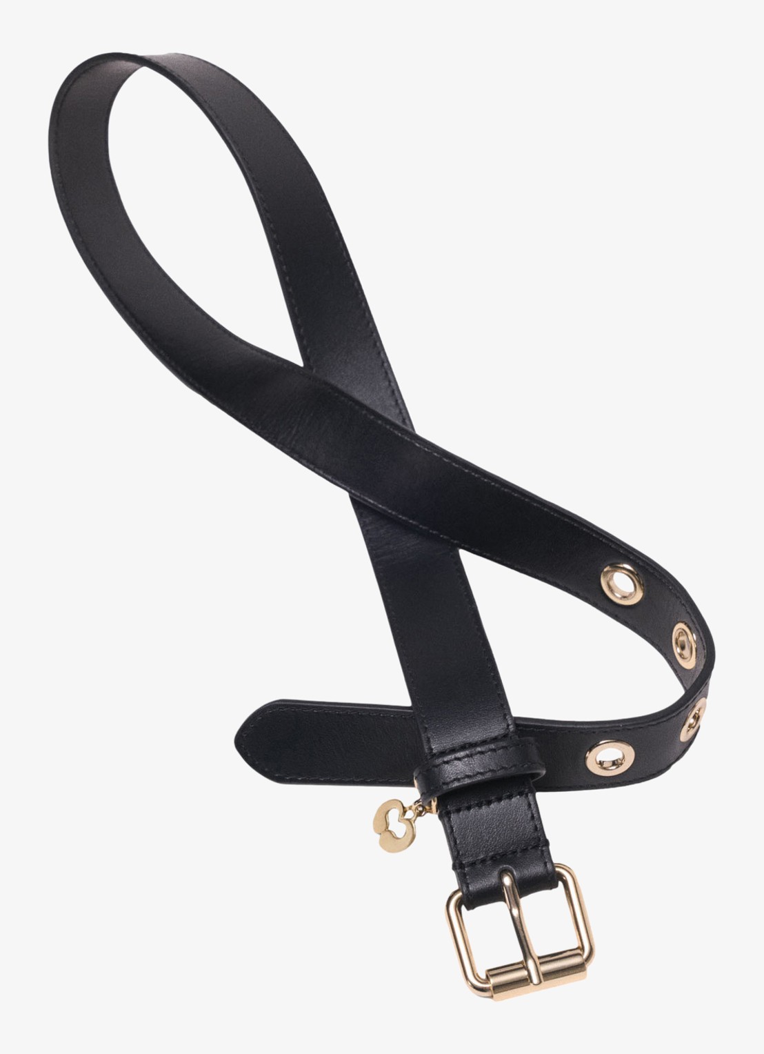 Maje Riem van leer - detail jeans
