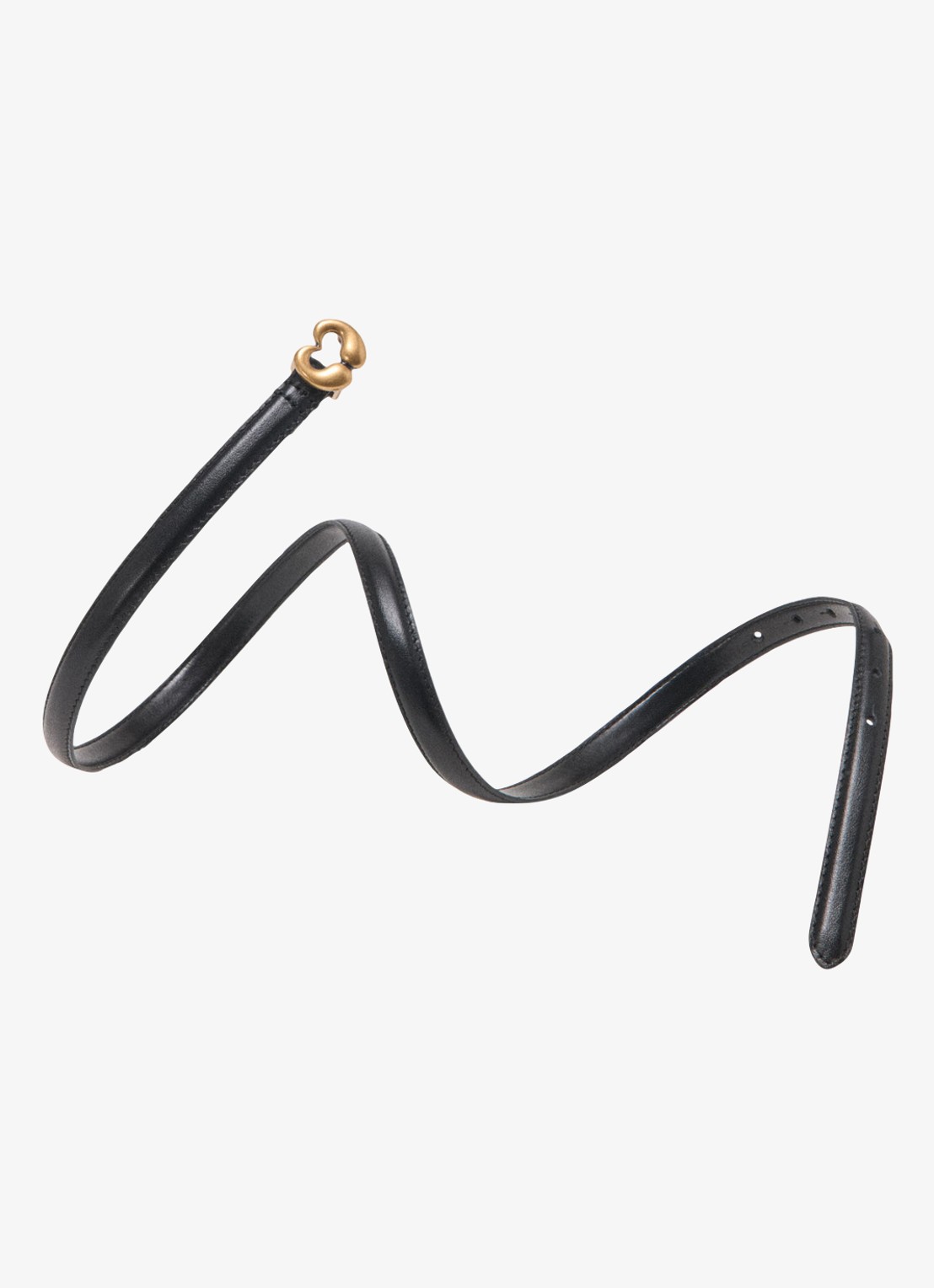 Maje Riem van leer - detail jeans