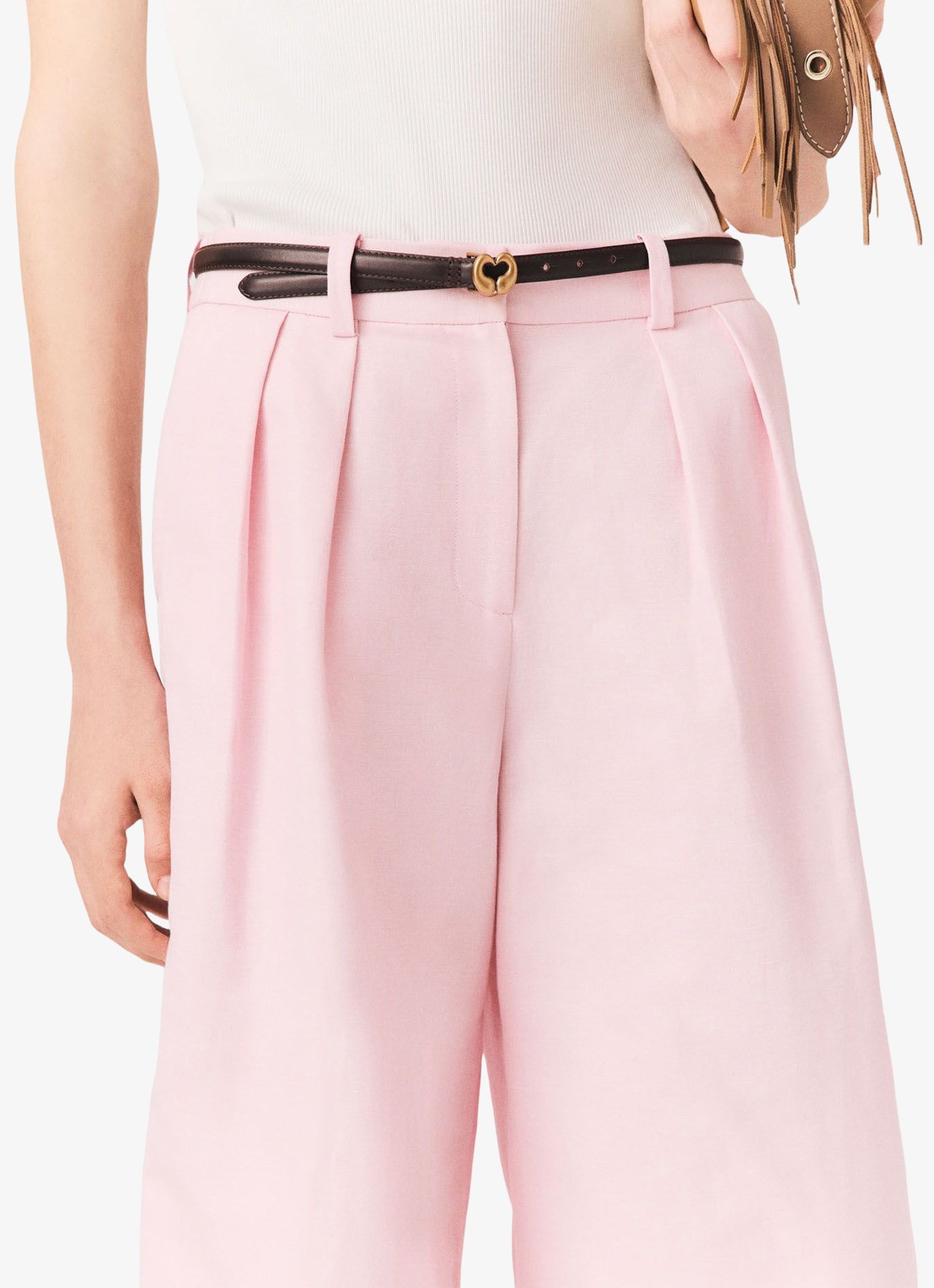 Maje Riem van leer - voorkant 7 jeans