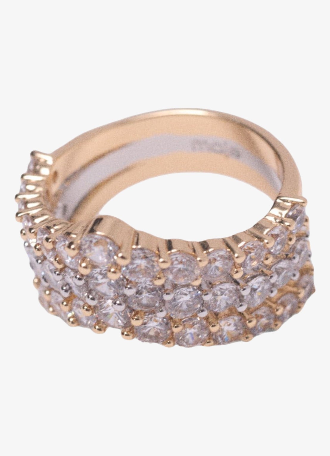 Maje Ring met zirkonia - detail 2 goud