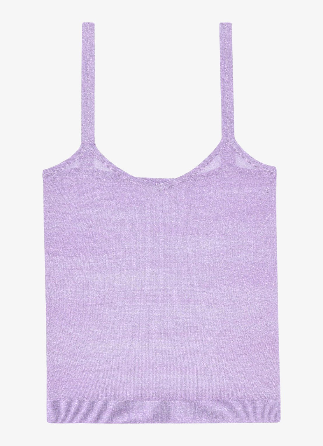 Maje Semi-transparante top met lurex - detail 3 paars