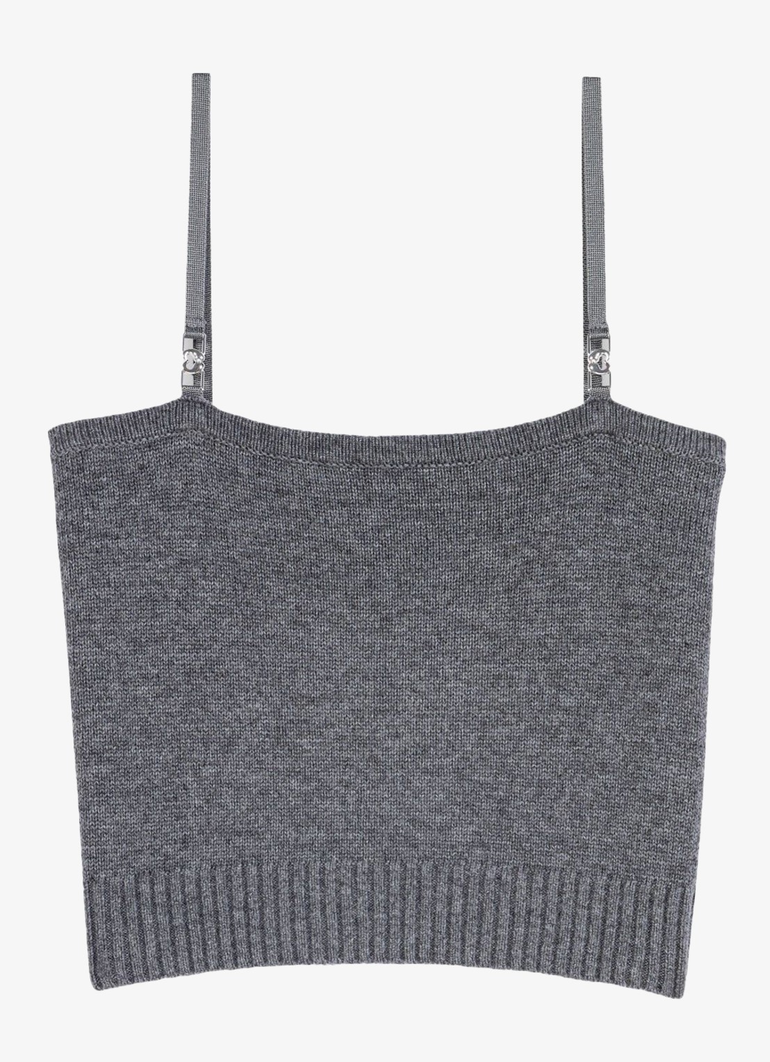 Maje Set van top en vest van wol - detail 3 grijsmele