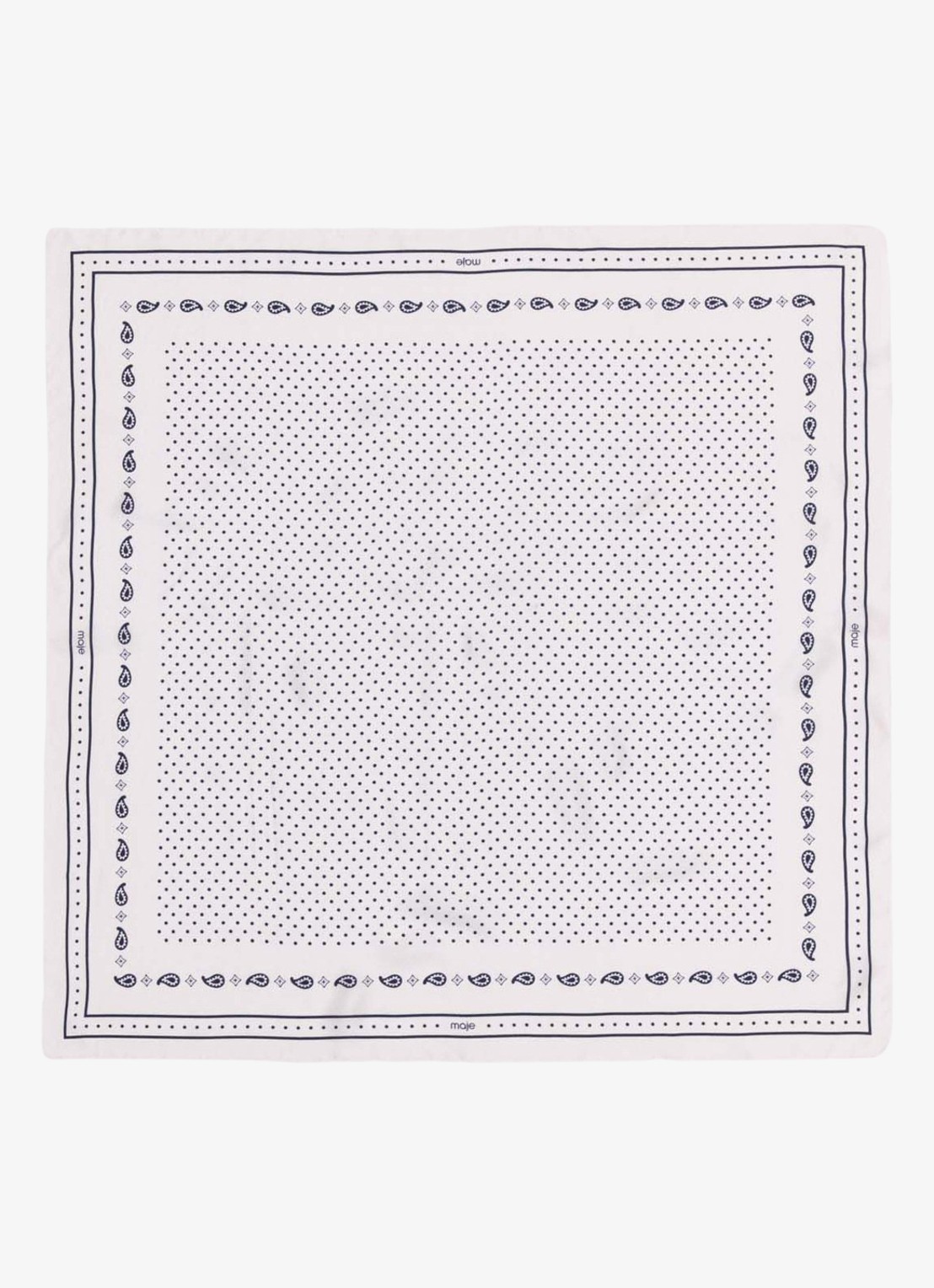 Maje Sjaal van zijde - voorkant 3 beige