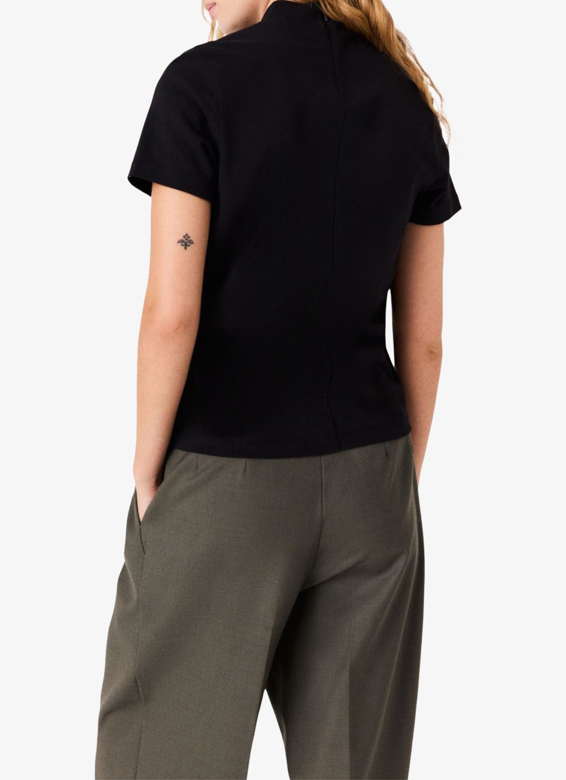 Maje T-shirt met borduring - achterkant 8 jeans