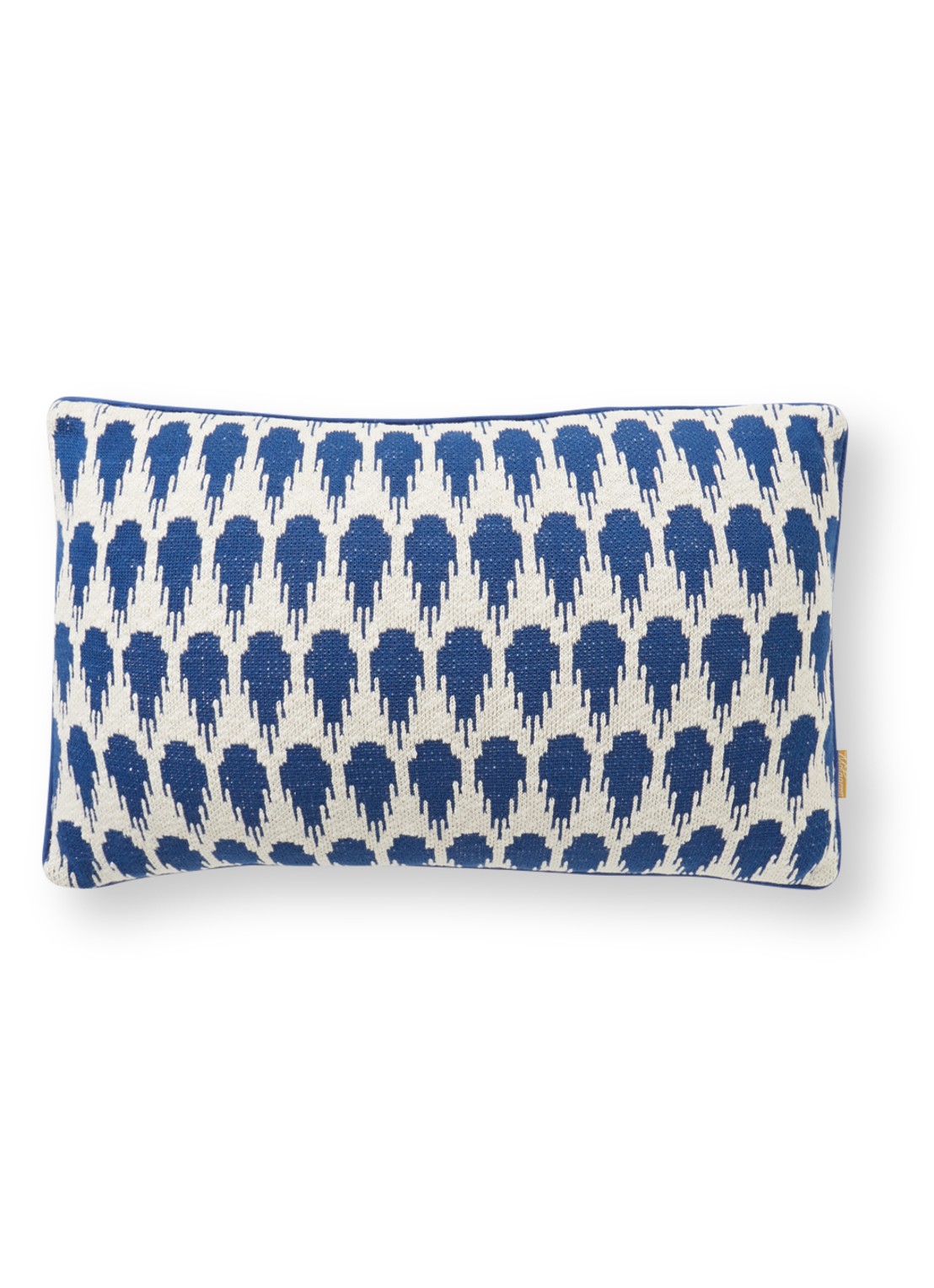 Malagoon Botanic Mini sierkussen 35 x 60 cm - voorkant middenblauw