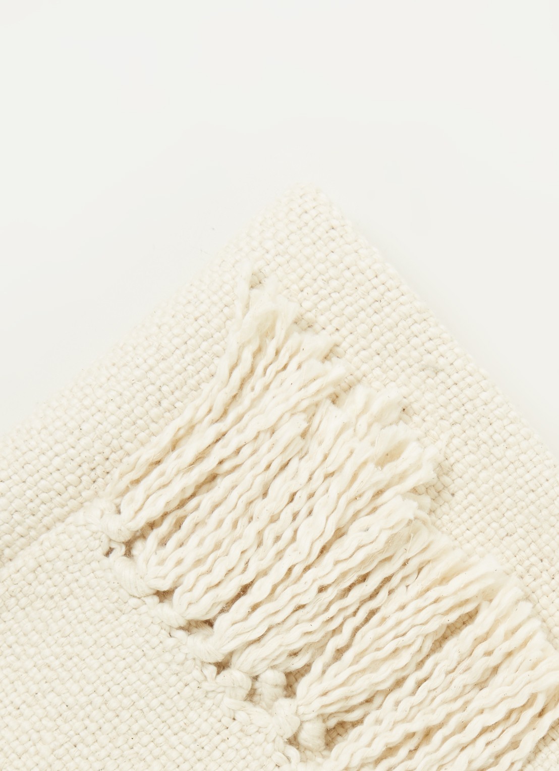 Malagoon Clay plaid 152 x 127 cm - detail 3 gebroken wit