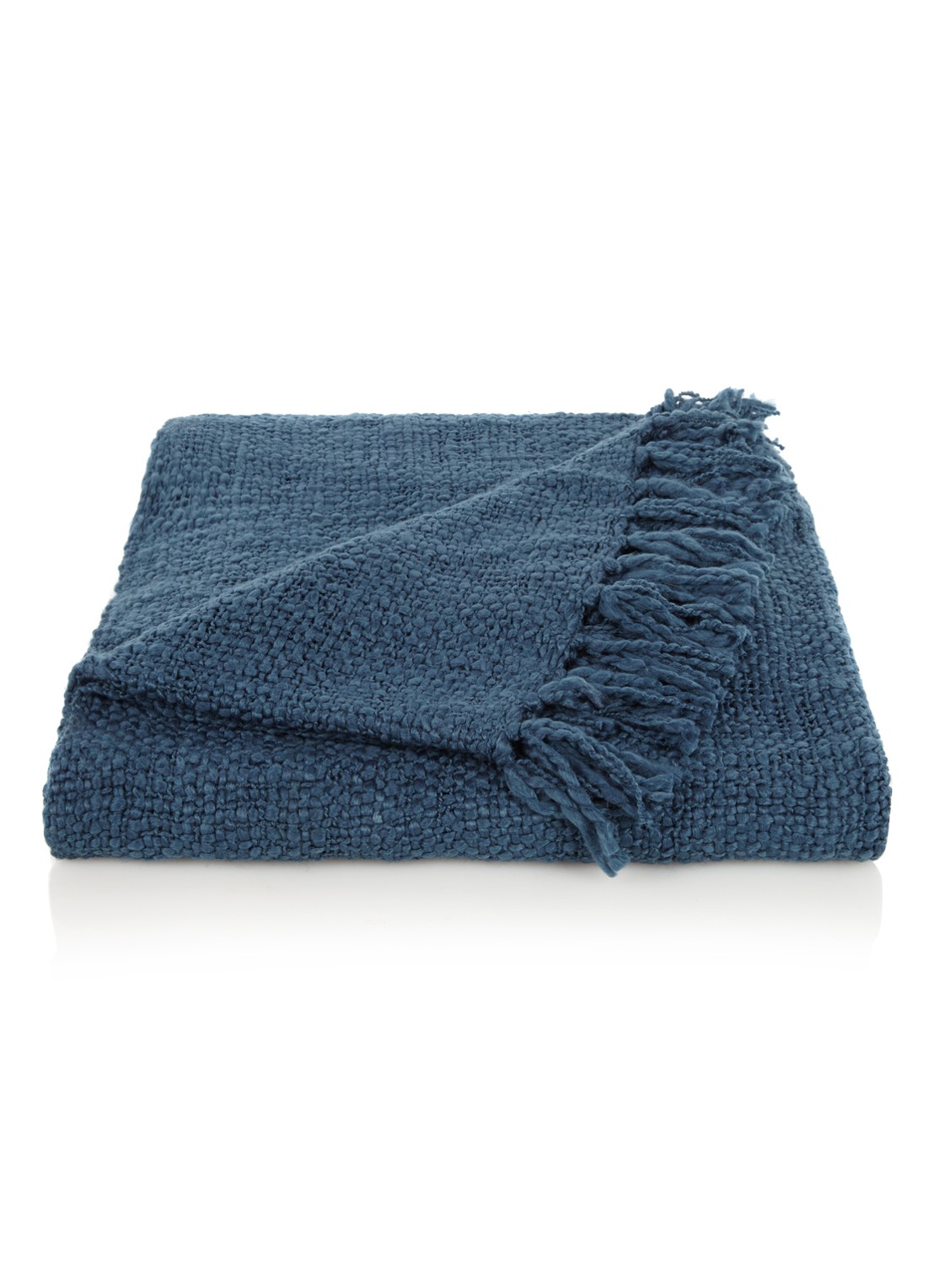 Malagoon Indi Solid plaid  - voorkant blauw