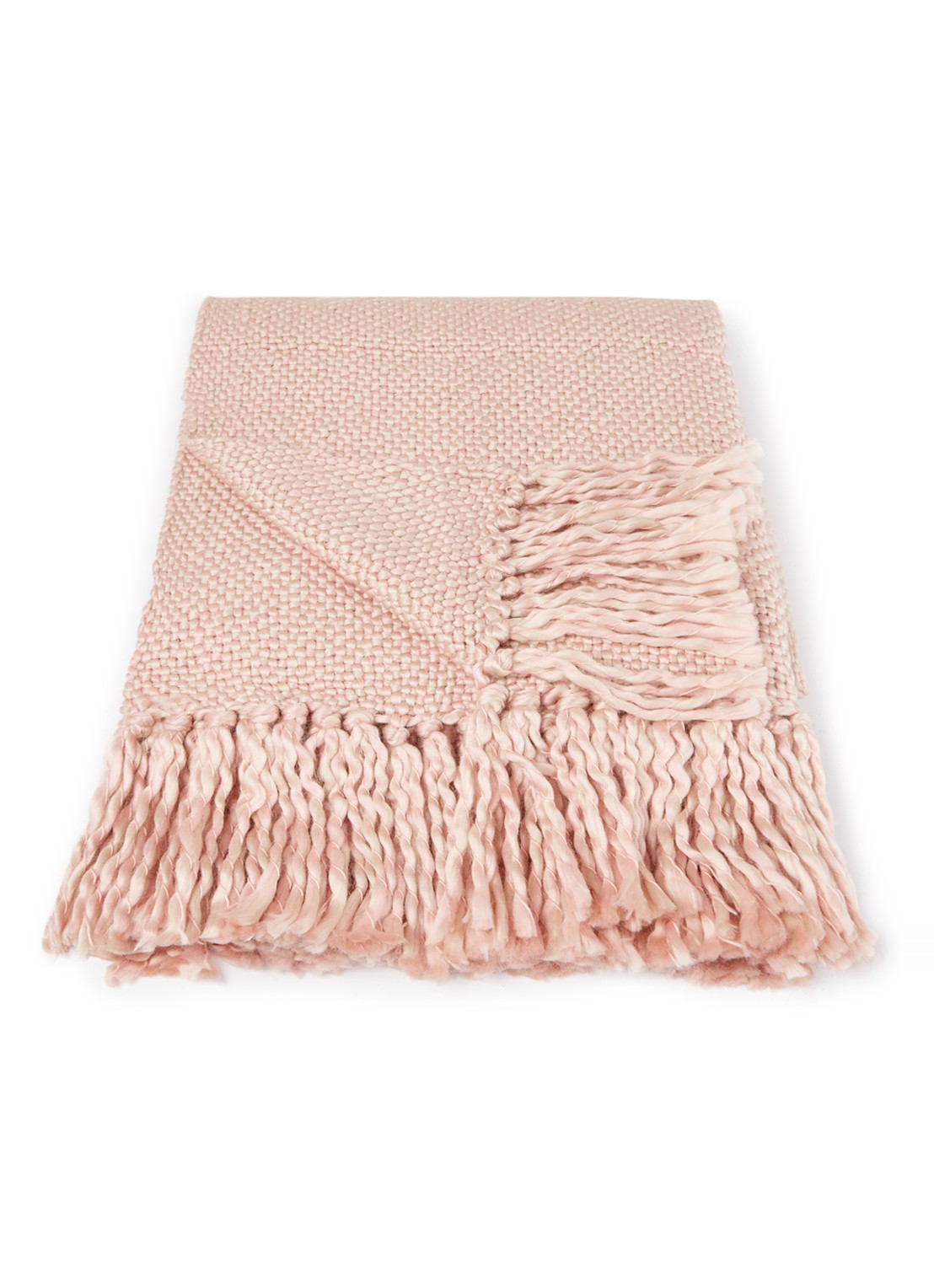 Malagoon Marble plaid 125 x 150 cm - voorkant 2 roze
