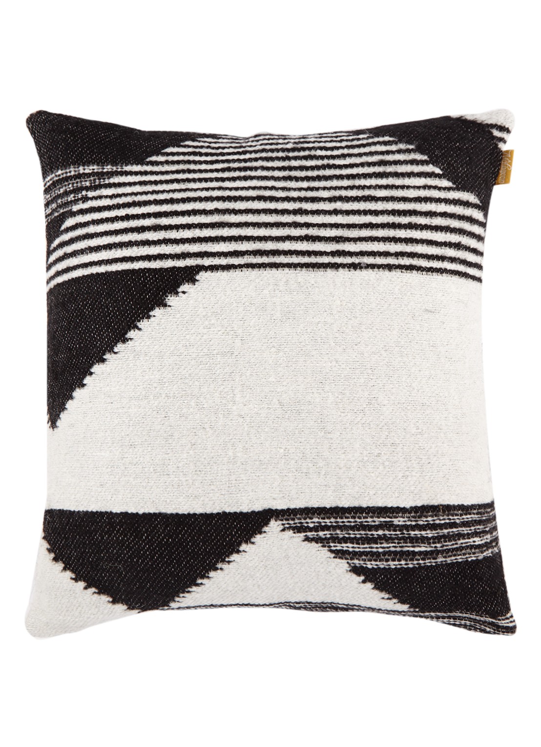 Malagoon Nomad sierkussen 50 x 50 cm - voorkant 2 zwart