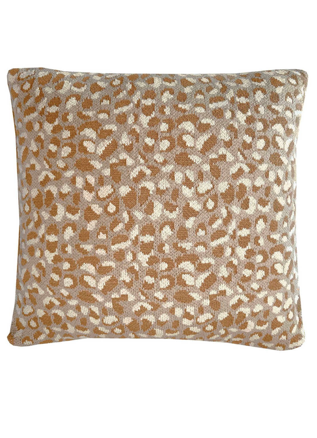 Malagoon Primitive Dot sierkussen 50 x 50 cm - voorkant 2 beige