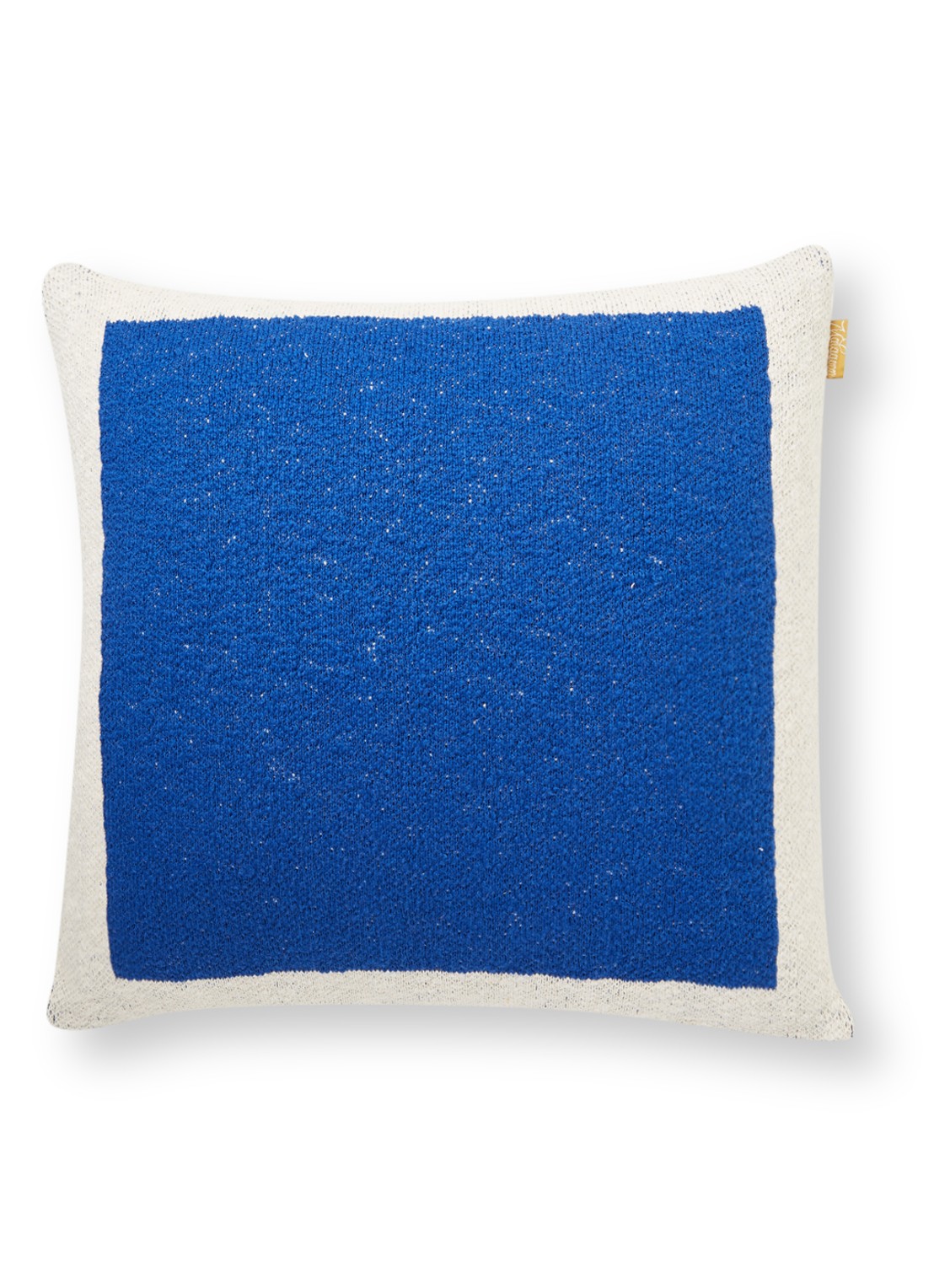 Malagoon Solid Poster sierkussen 50 x 50 cm - voorkant 2 royalblauw