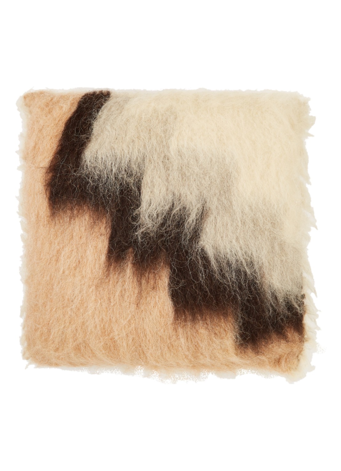 Malagoon Stairway Brush sierkussen 50 x 50 cm  - voorkant 3 creme