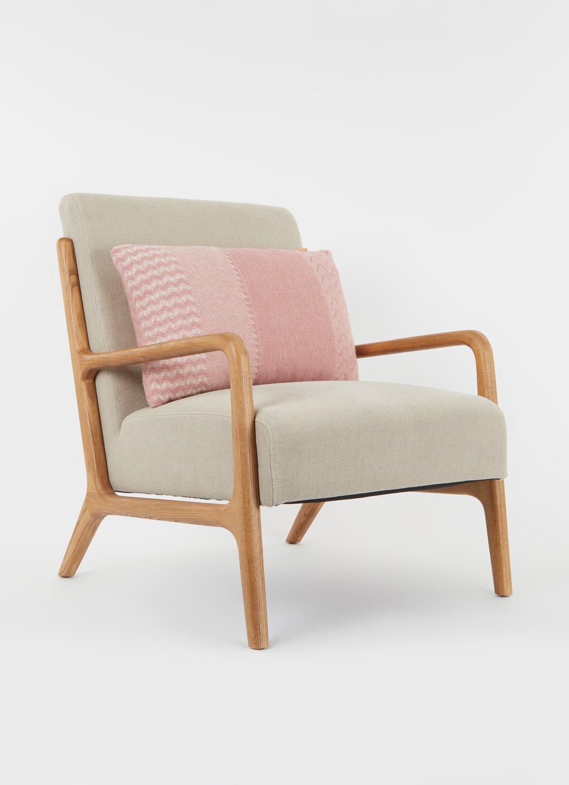 Malagoon Uptown sierkussen 35 x 60 cm - voorkant 4 roze
