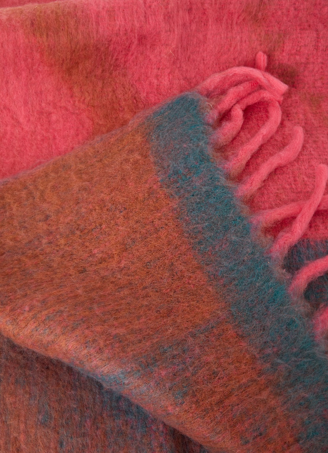 Malagoon Zapotec plaid 125 x 150 cm - detail 3 roze