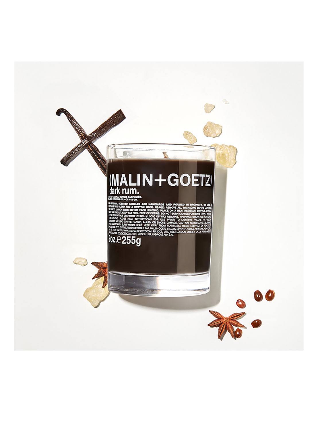 MALIN+GOETZ Dark Rum Candle - geurkaars - detail 4 undefined