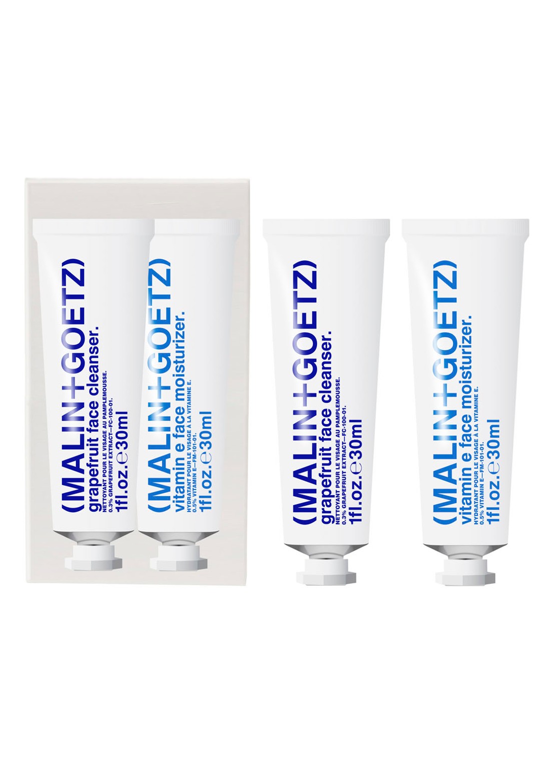MALIN+GOETZ Mini Face Duo Set - travel size verzorgingsset - voorkant 2 undefined
