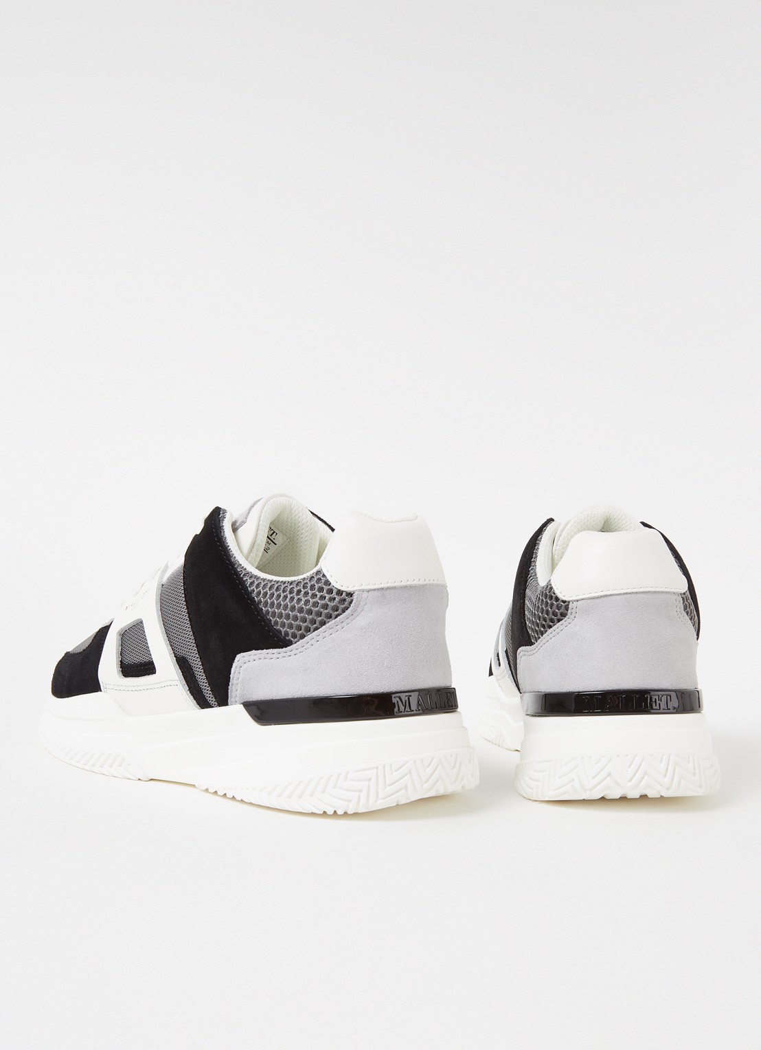 Mallet Marquess sneaker met suède details - detail 2 grijs