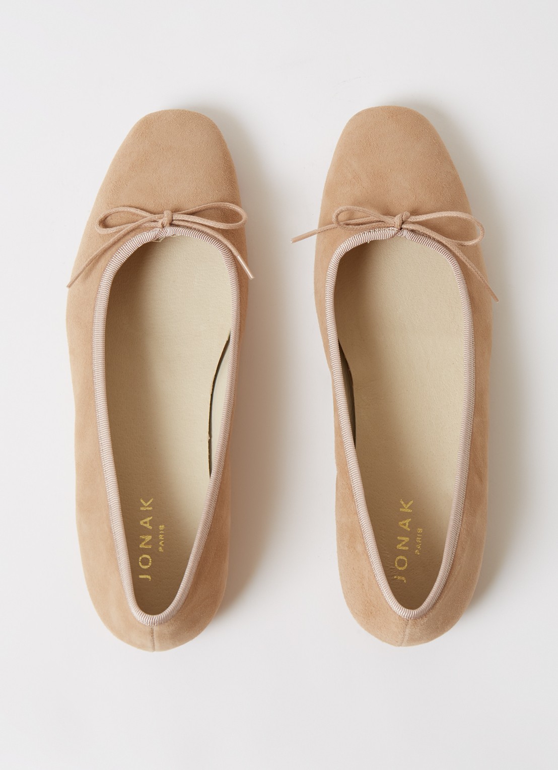 Mamba ballerina van suède - detail 4 beige