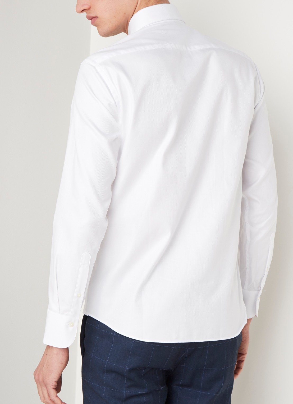 Mango Alfred regular fit strijkvrij overhemd - achterkant wit